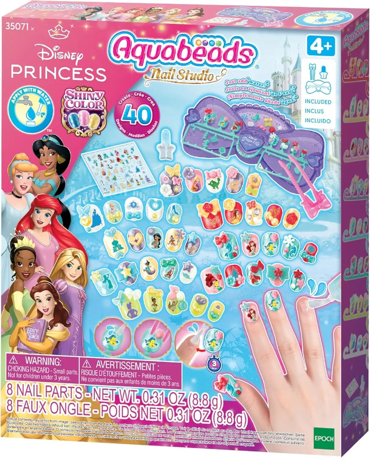 Cover: 5054131350713 | Aquabeads 35071 - Nail Studio Disney Prinzessin,...