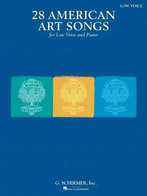 Cover: 9781495000713 | 28 American Art Songs | Low Voice and Piano | Hal Leonard Corp | Buch