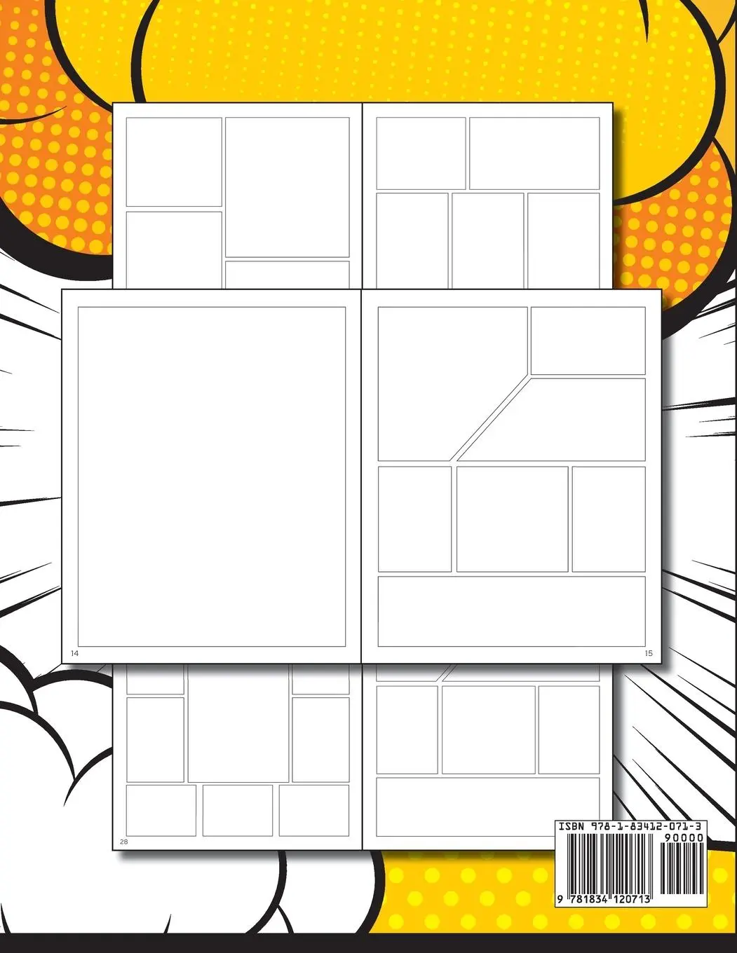 Rückseite: 9781834120713 | Blank Comic Book (Yellow) | Revive Activity Books | Taschenbuch | 2025