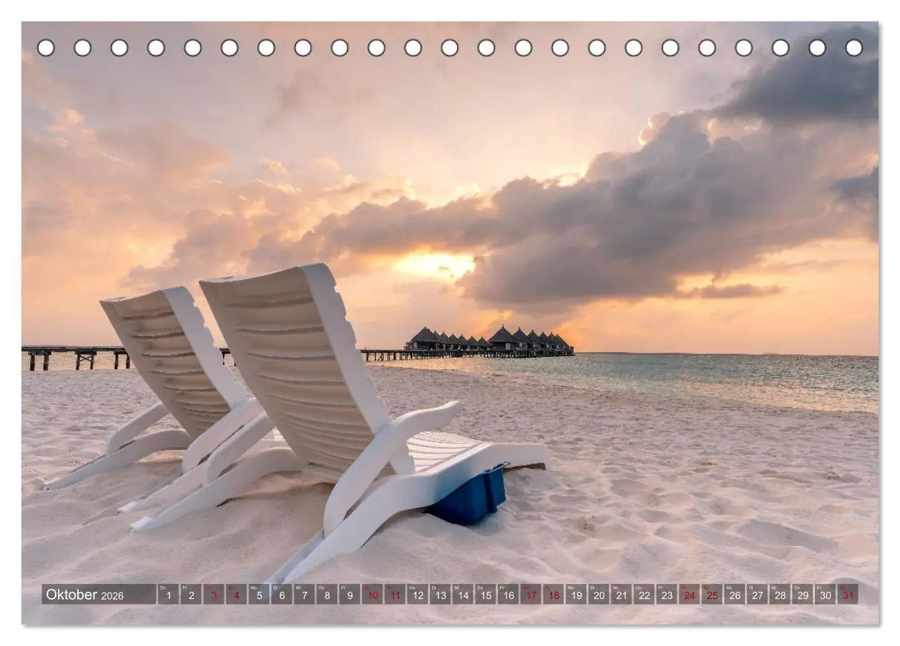 Bild: 9783457660713 | Malediven - Das perfekte Licht (Tischkalender 2026 DIN A5 quer),...