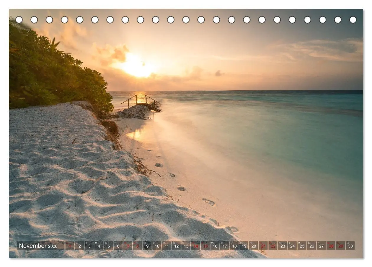 Bild: 9783457660713 | Malediven - Das perfekte Licht (Tischkalender 2026 DIN A5 quer),...