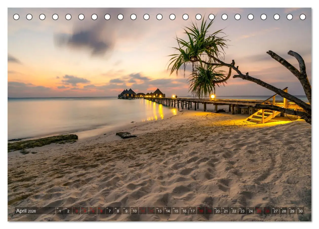 Bild: 9783457660713 | Malediven - Das perfekte Licht (Tischkalender 2026 DIN A5 quer),...