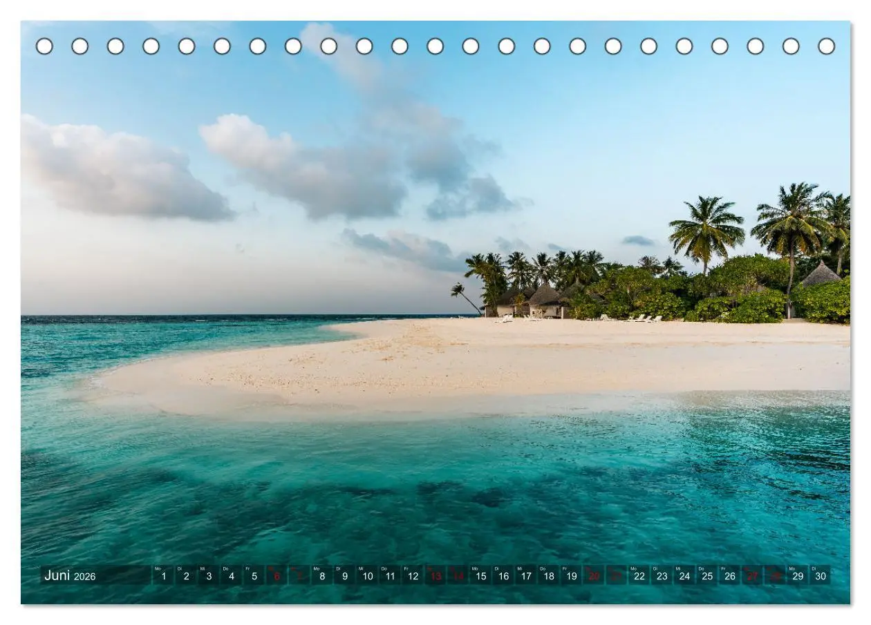 Bild: 9783457660713 | Malediven - Das perfekte Licht (Tischkalender 2026 DIN A5 quer),...