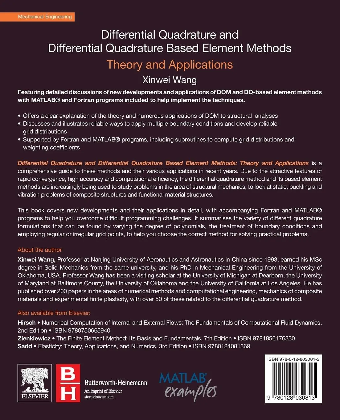 Rückseite: 9780128030813 | Differential Quadrature and Differential Quadrature Based Element...