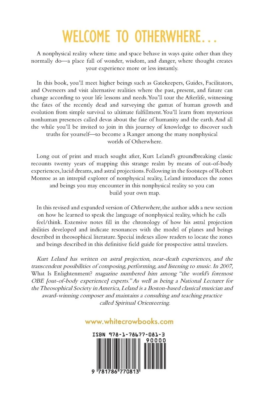 Rückseite: 9781786770813 | Otherwhere | A Field Guide for Astral Travelers | Kurt Leland | Buch