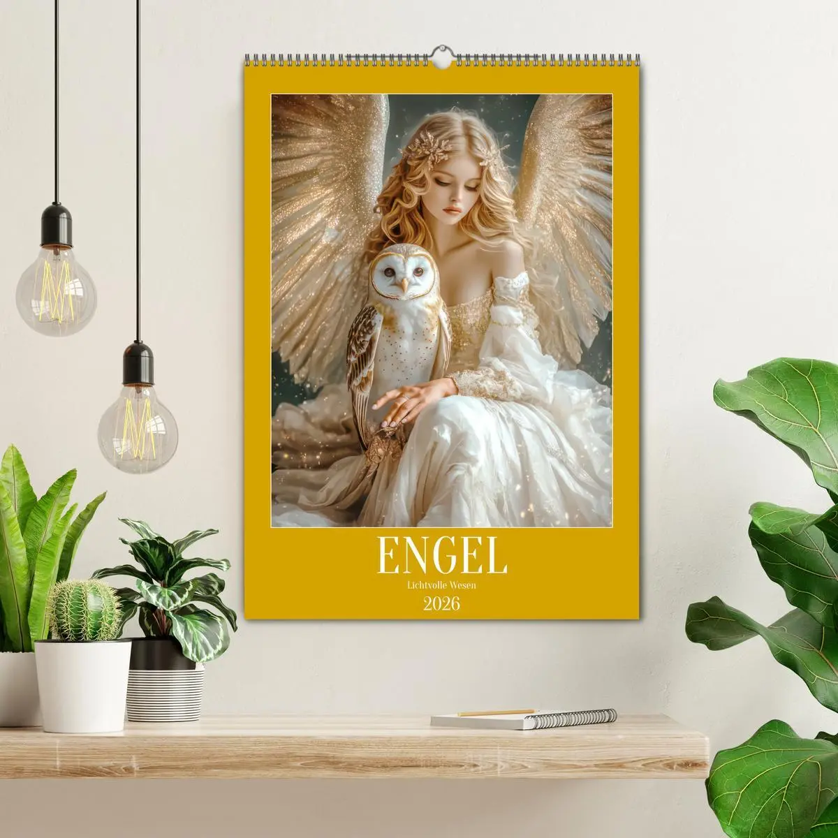 Bild: 9783457270813 | Engel - Lichtvolle Wesen (Wandkalender 2026 DIN A2 hoch), CALVENDO...