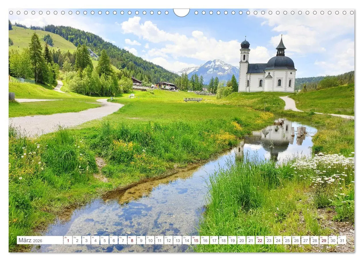 Bild: 9783457580813 | Malerisches Seefeld in Tirol (Wandkalender 2026 DIN A3 quer),...