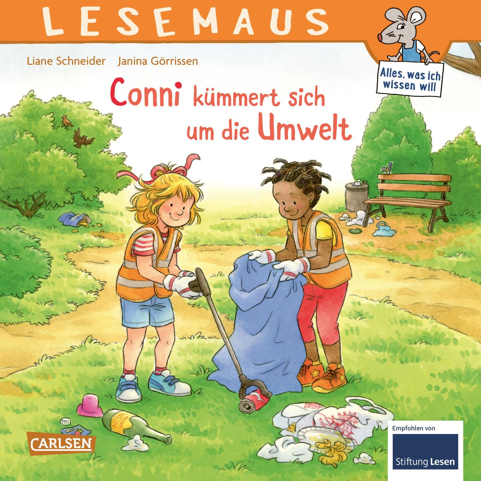 Cover: 9783551080813 | LESEMAUS 117: Conni kümmert sich um die Umwelt | Liane Schneider