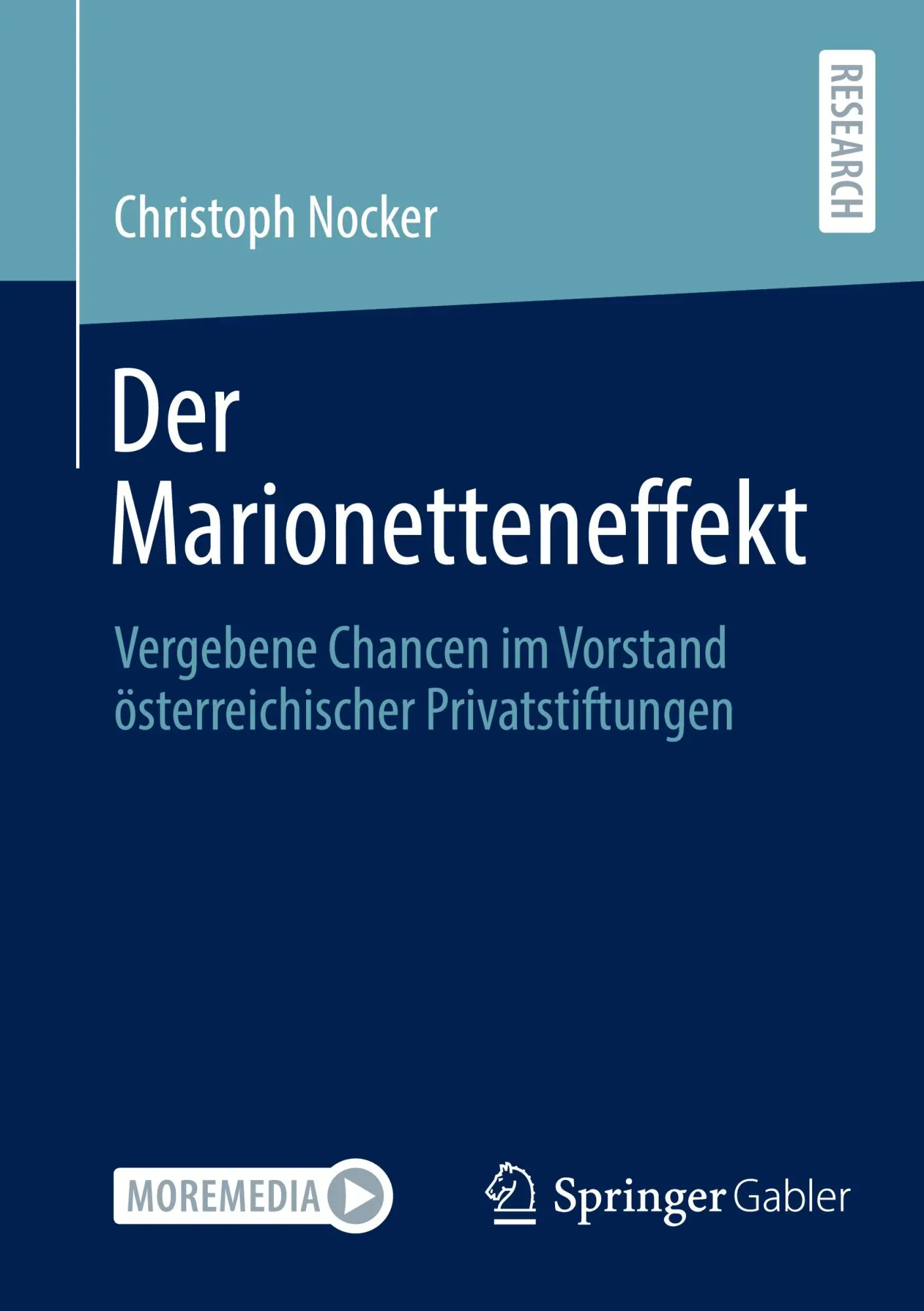 Cover: 9783658480813 | Der Marionetteneffekt | Christoph Nocker | Taschenbuch | xxxi | 2025