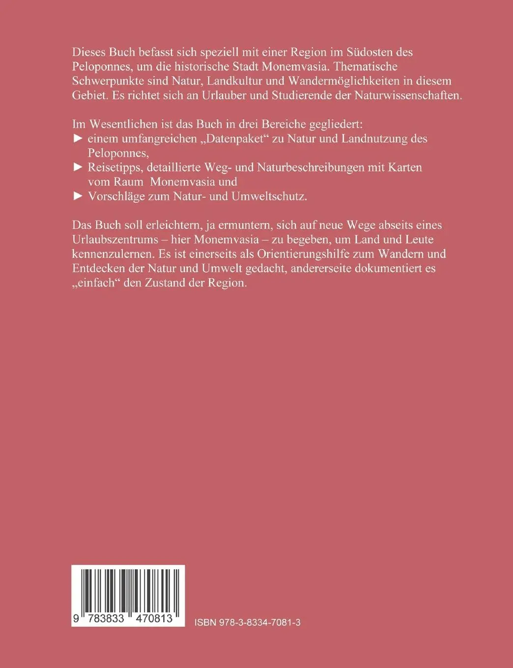 Rückseite: 9783833470813 | Unter Steinschmätzern und Erdbeerbäumen | Jörg Wenke | Taschenbuch