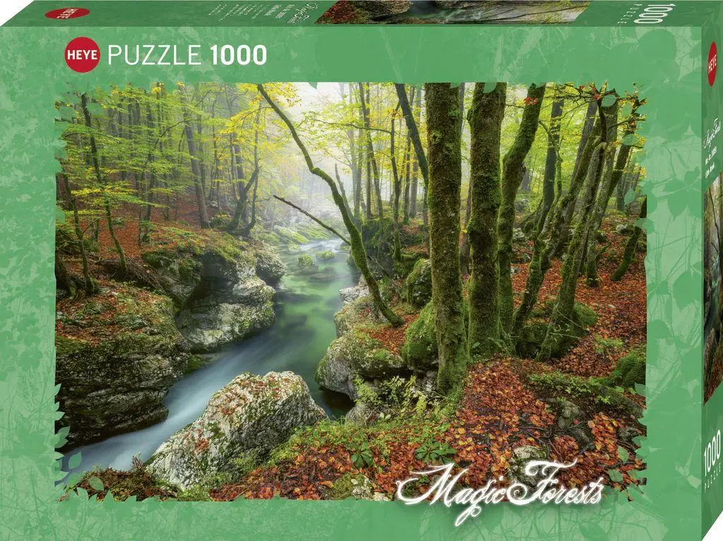 Cover: 4001689300913 | Little Brook | 1000 Teile | Spiel | Magic Forests Puzzle Heye | 30091
