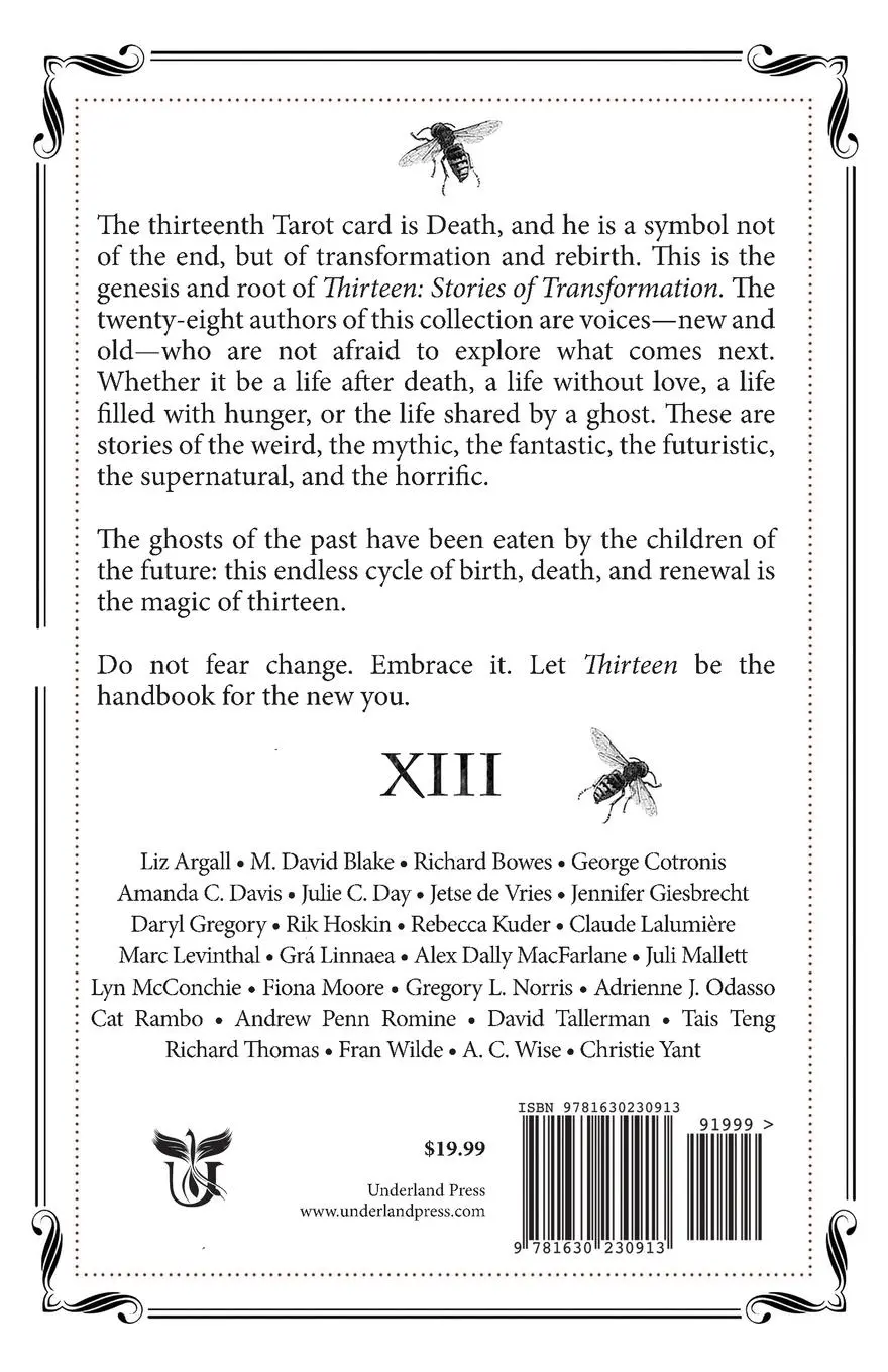 Rückseite: 9781630230913 | Thirteen | Stories of Transformation | Mark Teppo | Taschenbuch | 2019