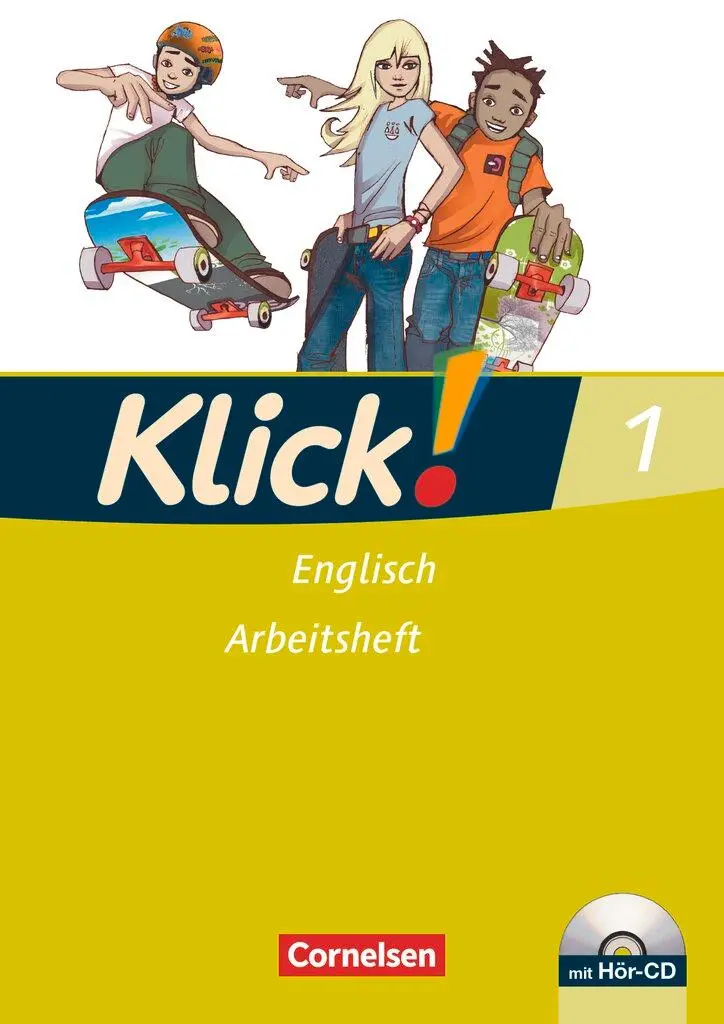 Cover: 9783060310913 | Klick! Englisch 1: 5. Schuljahr. Arbeitsheft mit Hör-CD | Rudolph Cover: 9783060310913 | Klick! Englisch 1: 5. Schuljahr. Arbeitsheft mit Hör-CD | Rudolph