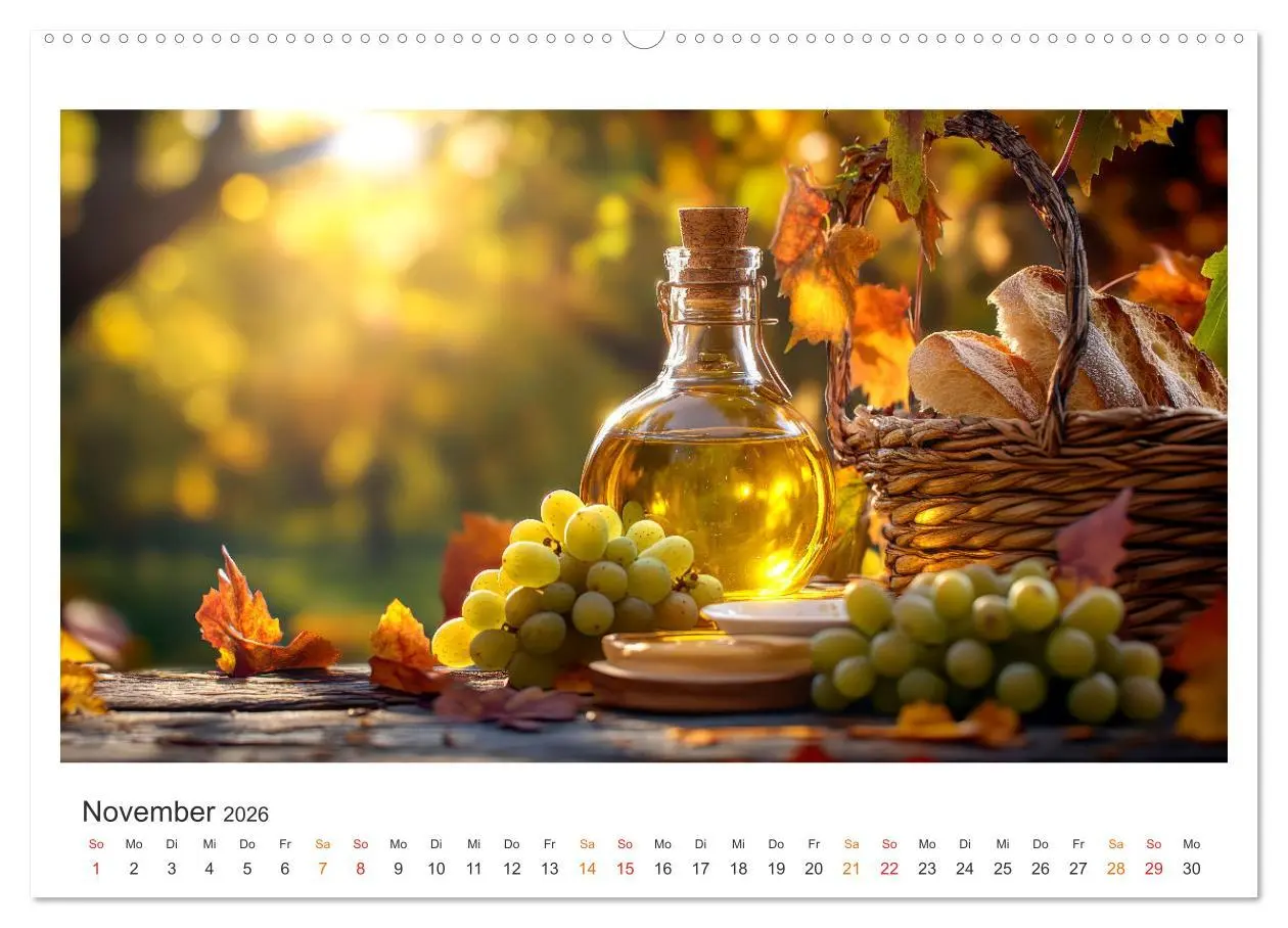 Bild: 9783457260913 | Küchenkalender - ÖL-Welten (hochwertiger Premium Wandkalender 2026...