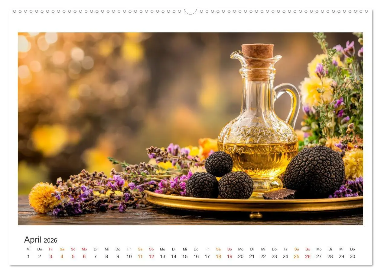 Bild: 9783457260913 | Küchenkalender - ÖL-Welten (hochwertiger Premium Wandkalender 2026...