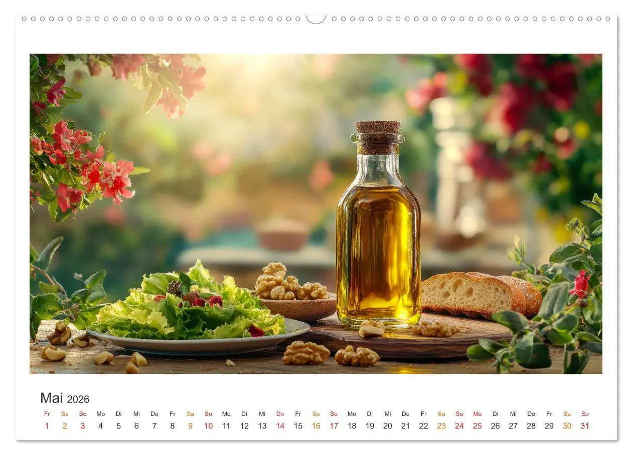 Bild: 9783457260913 | Küchenkalender - ÖL-Welten (hochwertiger Premium Wandkalender 2026...
