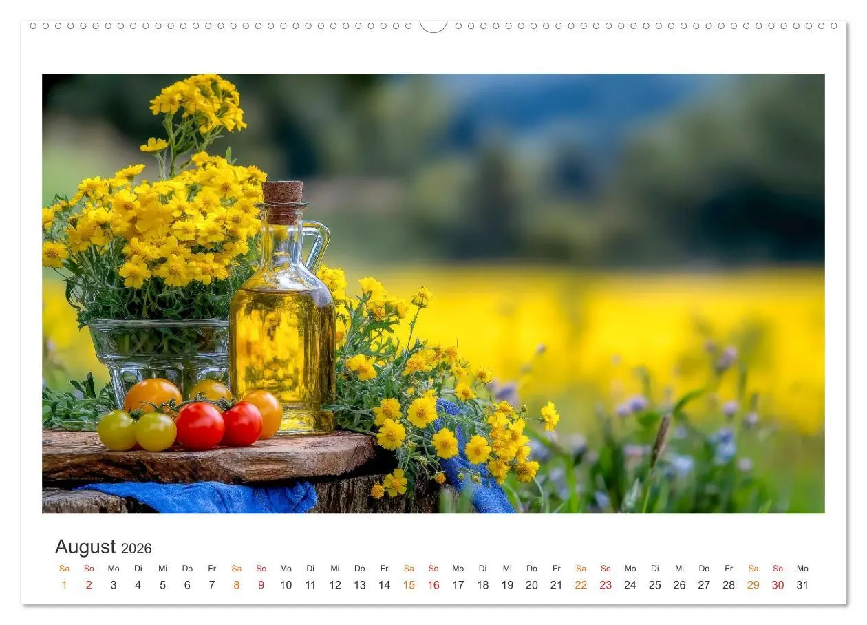 Bild: 9783457260913 | Küchenkalender - ÖL-Welten (hochwertiger Premium Wandkalender 2026...