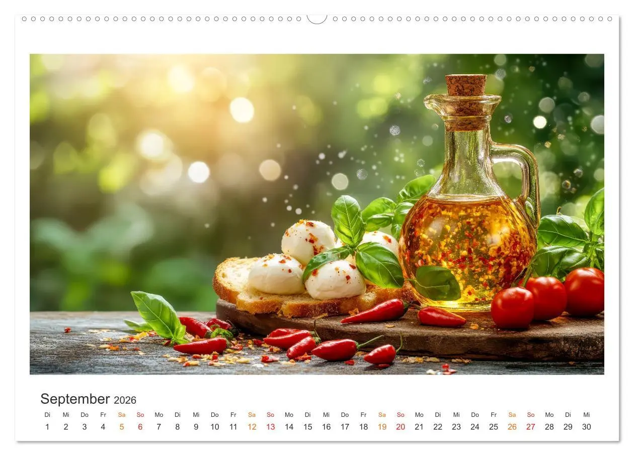 Bild: 9783457260913 | Küchenkalender - ÖL-Welten (hochwertiger Premium Wandkalender 2026...