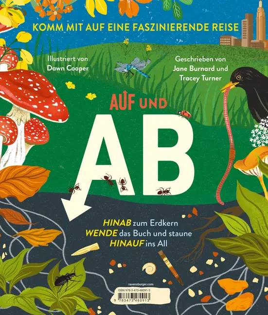 Bild: 9783473480913 | Auf und Ab | Hinauf ins All, Wende das Buch, Hinab zum Erdkern | Buch