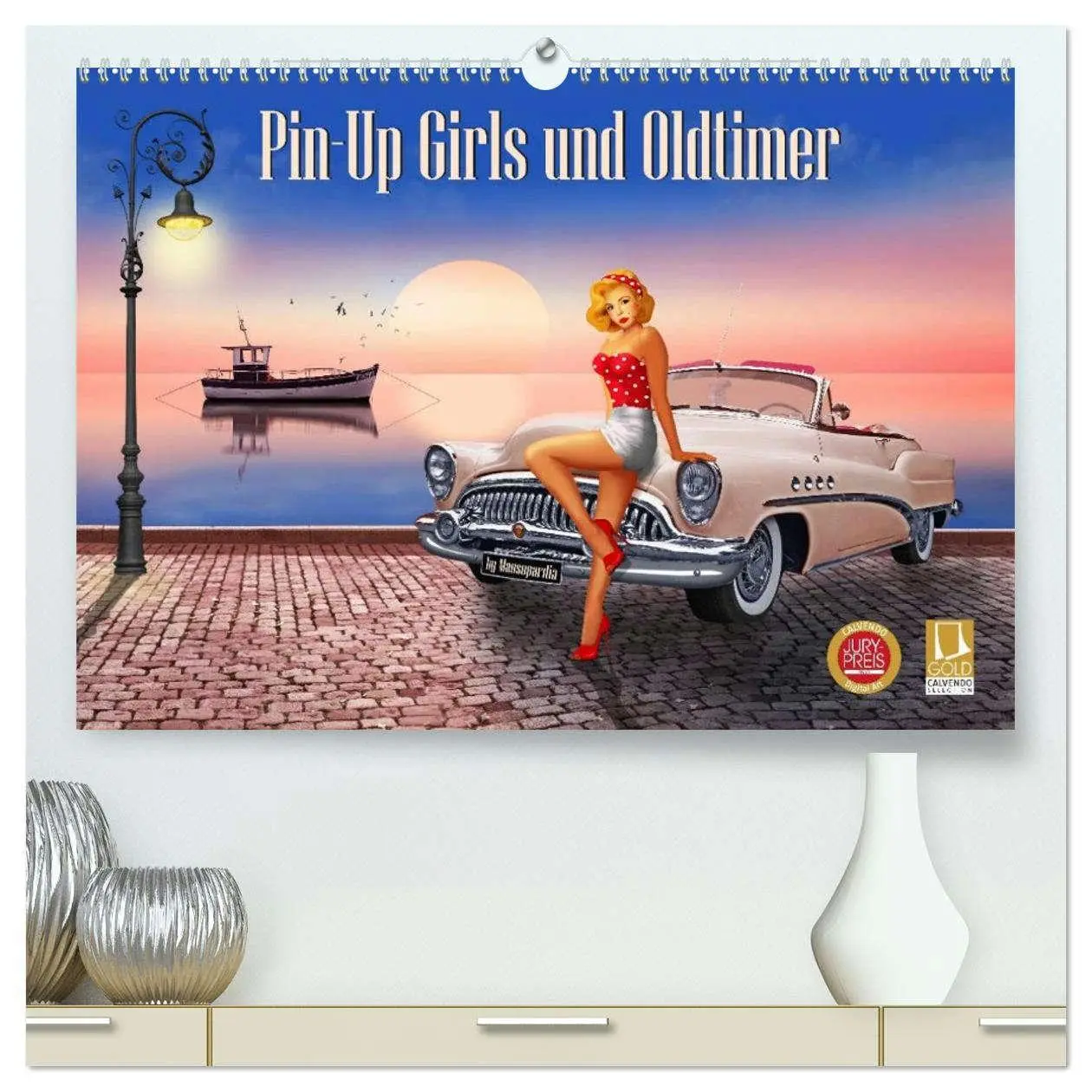 Cover: 9783516040913 | Pin-Up Girls und Oldtimer by Mausopardia (hochwertiger Premium...