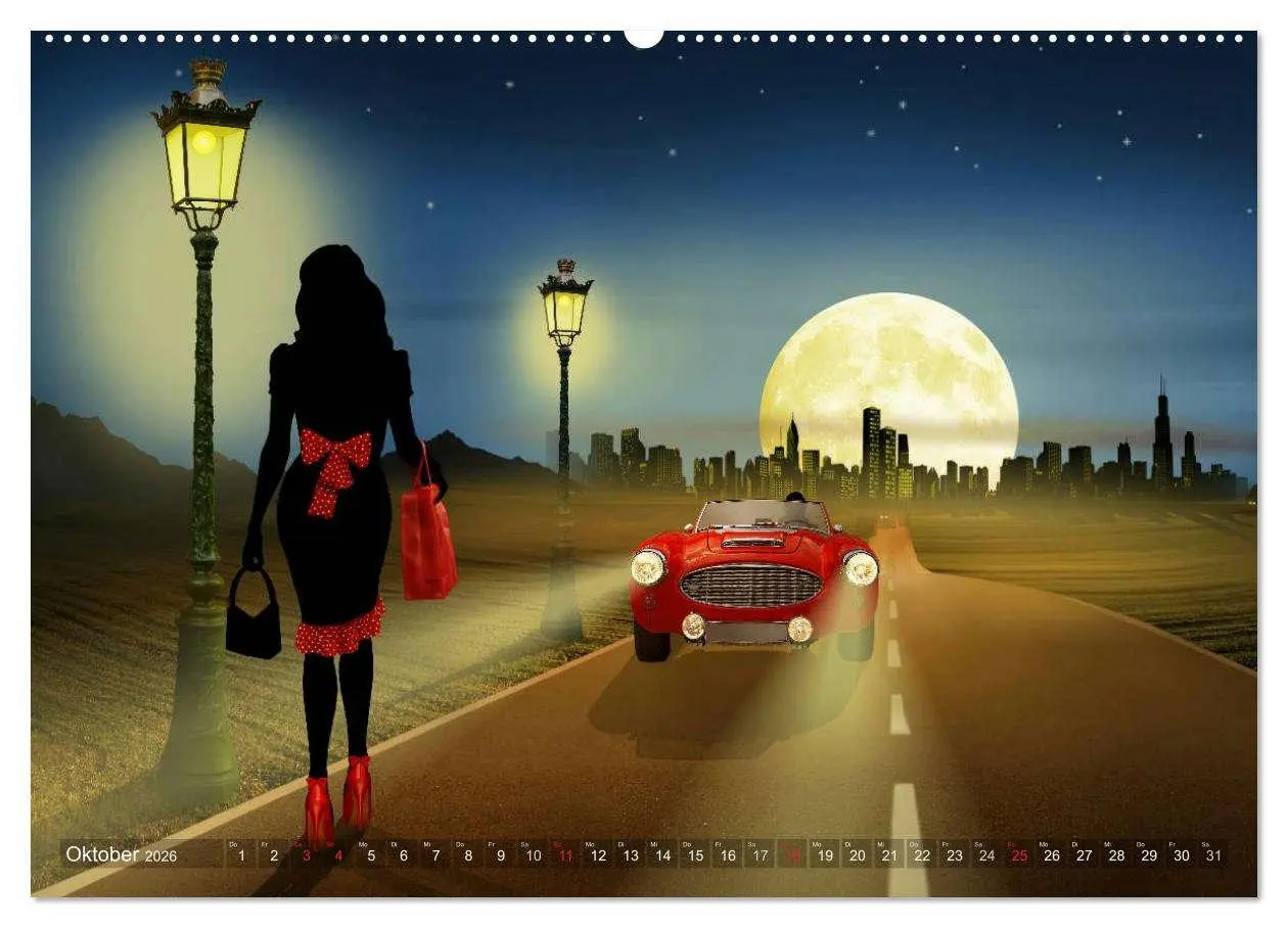 Bild: 9783516040913 | Pin-Up Girls und Oldtimer by Mausopardia (hochwertiger Premium...