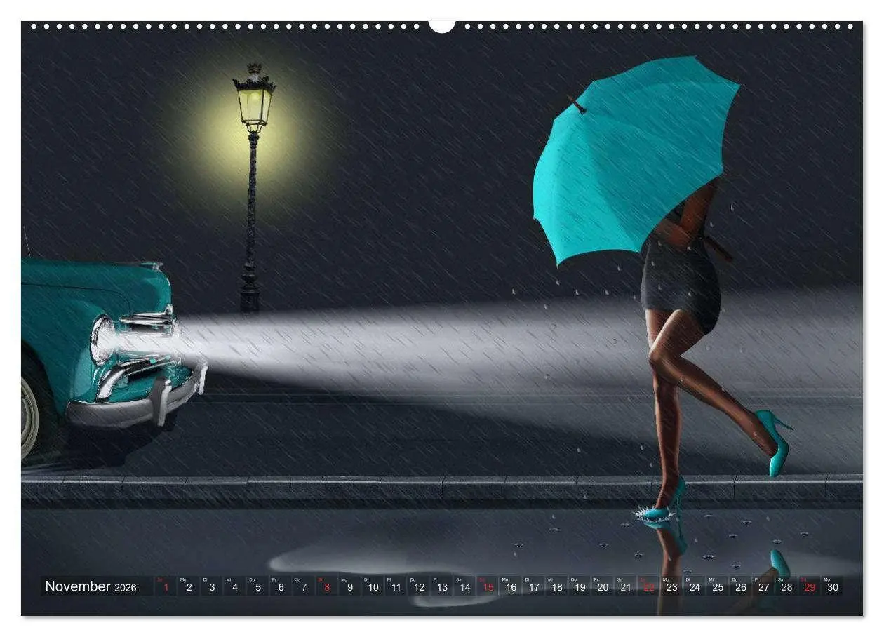 Bild: 9783516040913 | Pin-Up Girls und Oldtimer by Mausopardia (hochwertiger Premium...