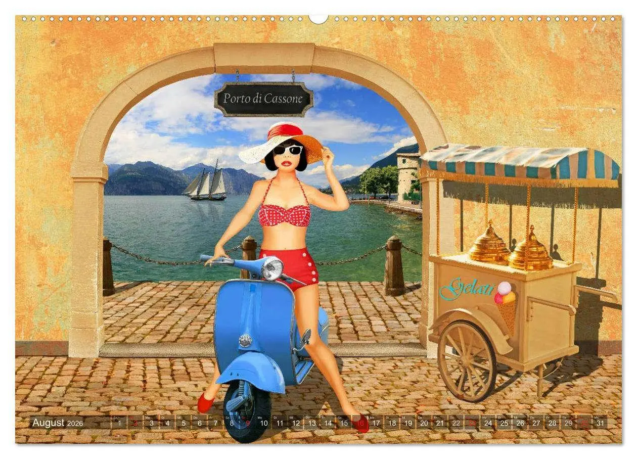 Bild: 9783516040913 | Pin-Up Girls und Oldtimer by Mausopardia (hochwertiger Premium...