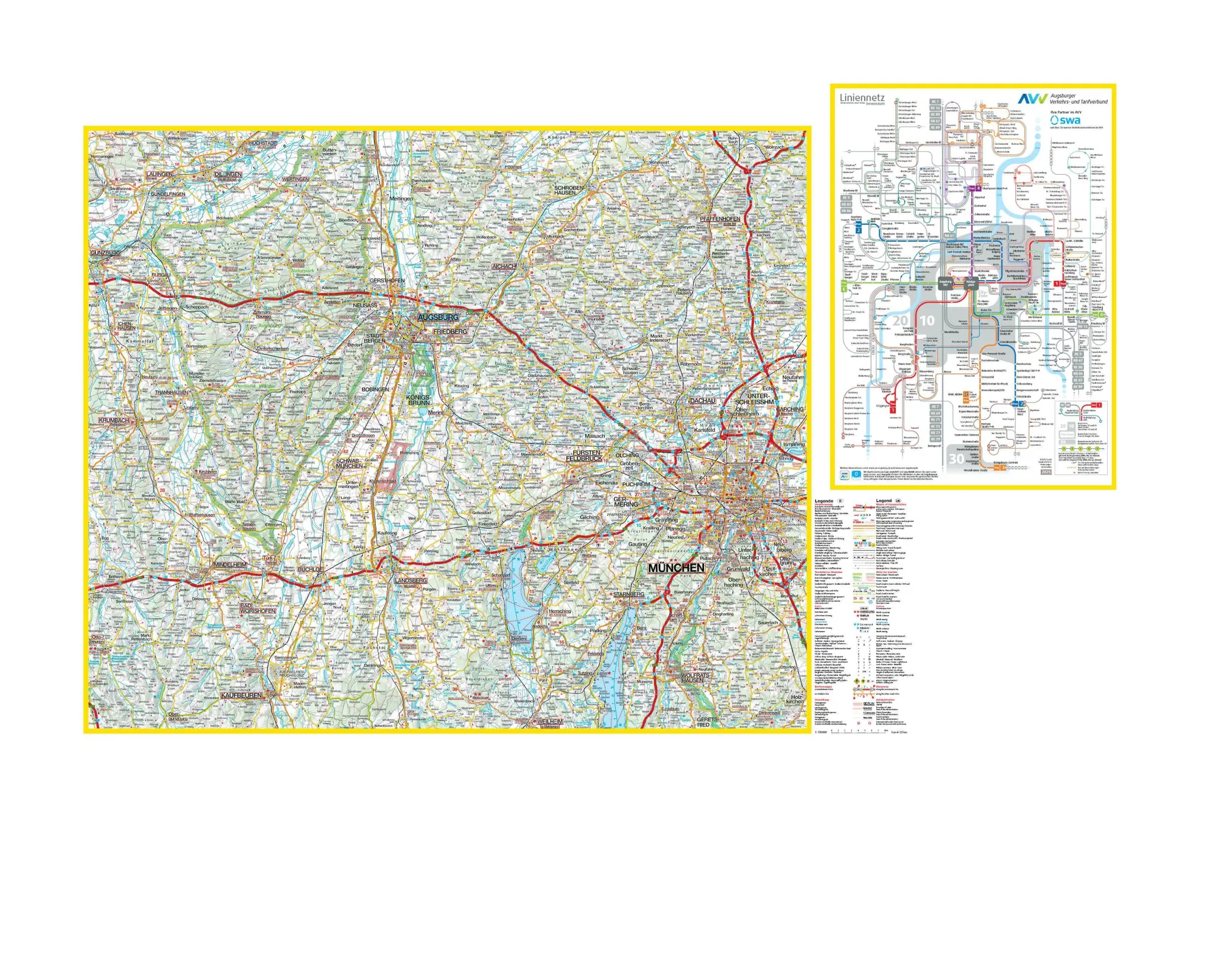 Bild: 9783827900913 | Falk Stadtplan Extra Augsburg 1:20.000 | (Land-)Karte | Deutsch | 2025
