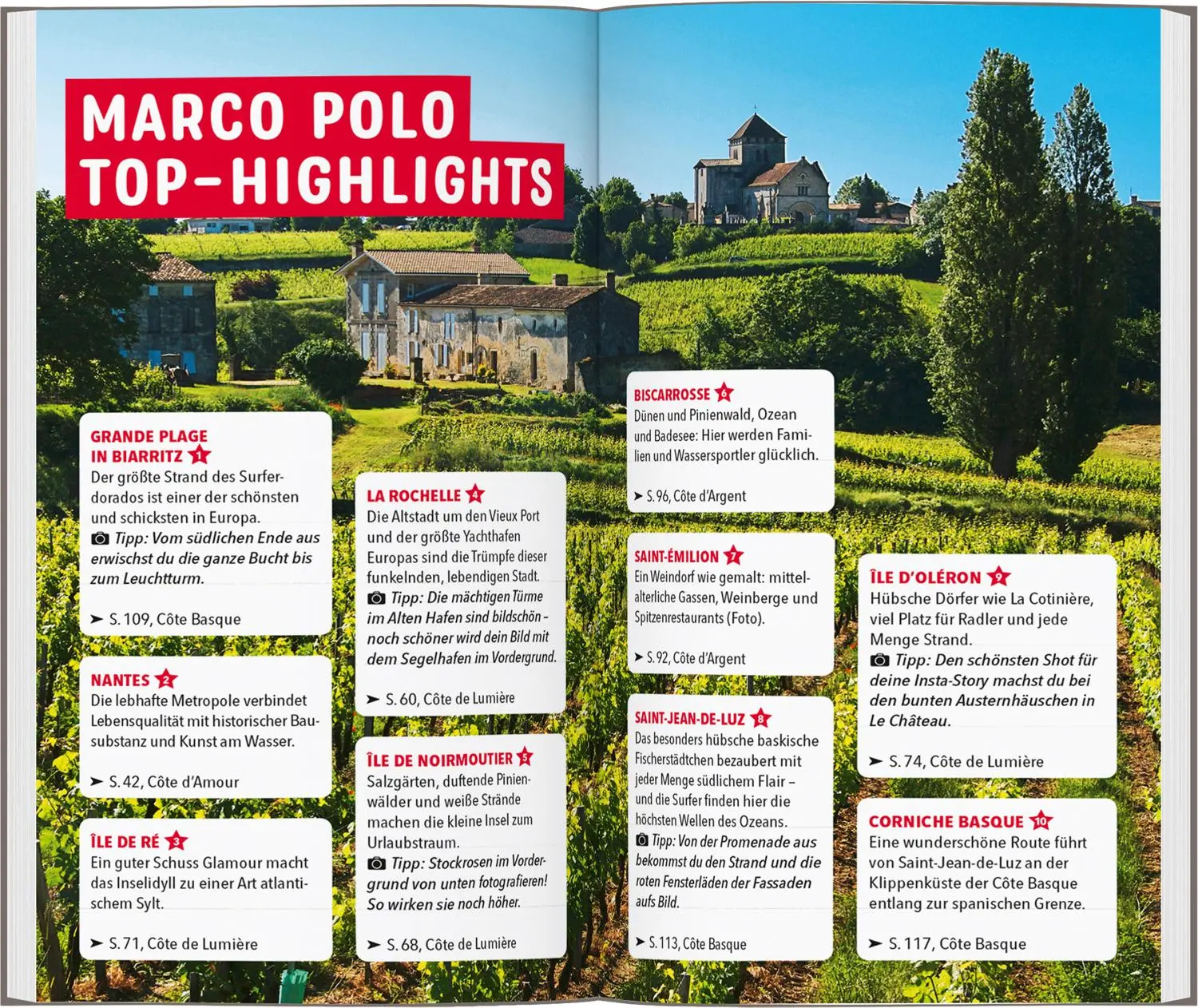 Bild: 9783829740913 | MARCO POLO Reiseführer Französische Atlantikküste | Stefanie Bisping