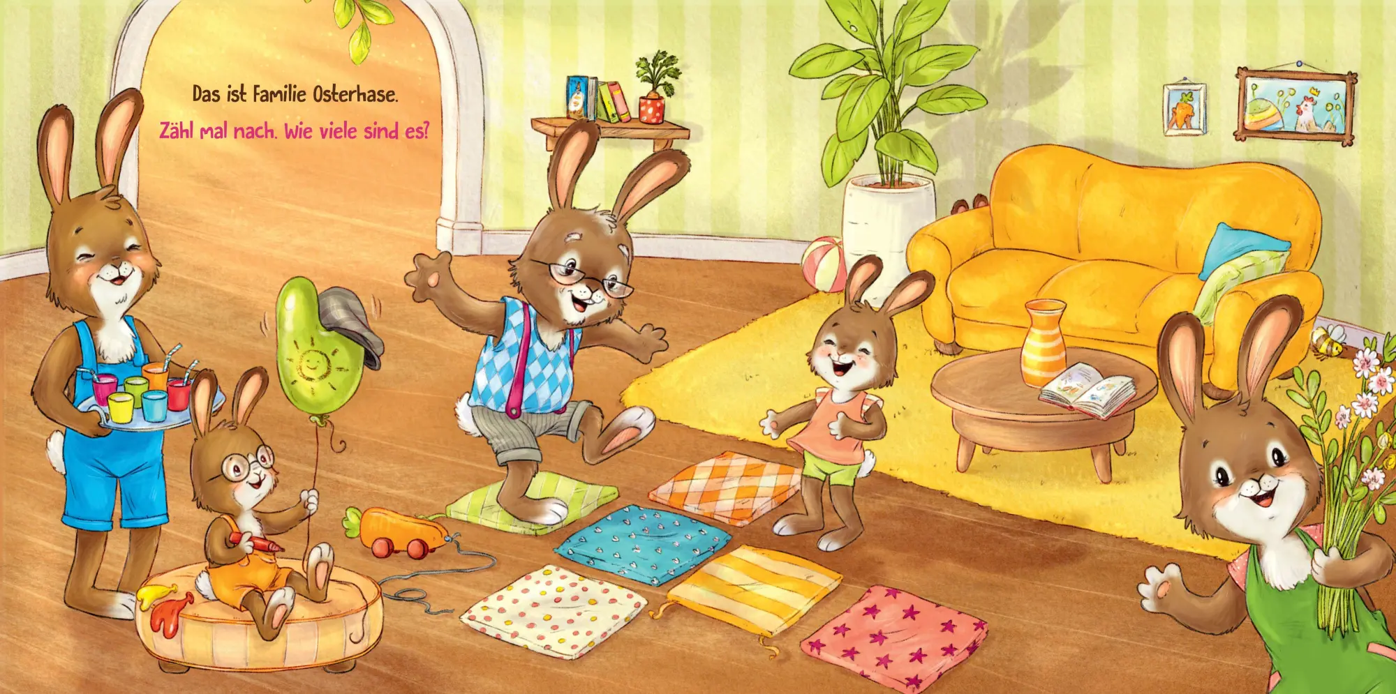 Bild: 9783833910913 | Kunterbunter Eierspaß mit Familie Osterhas' | Nora Dahlke | Buch