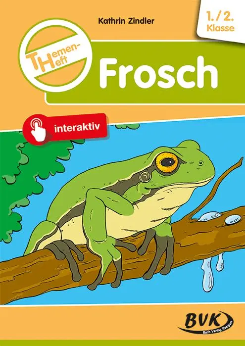 Cover: 9783965200913 | Themenheft Frosch | Kathrin Zindler | Broschüre | 36 S. | Deutsch Cover: 9783965200913 | Themenheft Frosch | Kathrin Zindler | Broschüre | 36 S. | Deutsch