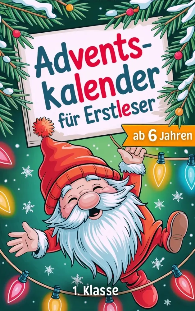 Cover: 9783988760913 | Silbenbuch 1. Klasse - Adventskalender für Erstleser | Verlag | Buch