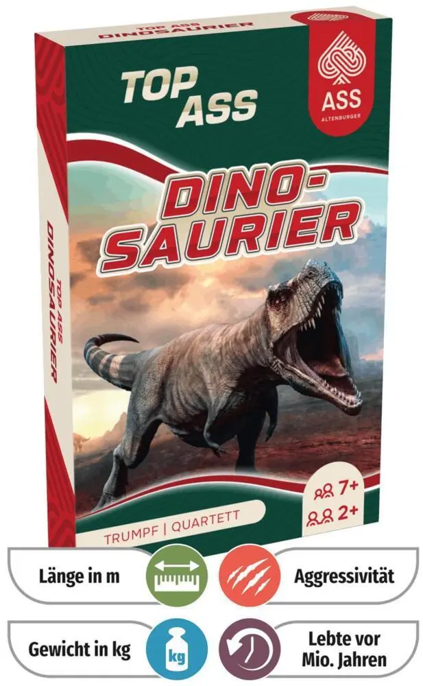 Cover: 4042677721013 | TOP ASS® - Dinosaurier NEU | Spielkartenfabrik Altenburg GmbH | Spiel