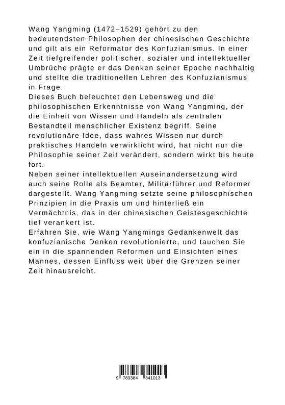 Bild: 9783384341013 | Wang Yangming: Der Weg der Erkenntnis | He Zheng | Taschenbuch | 2024