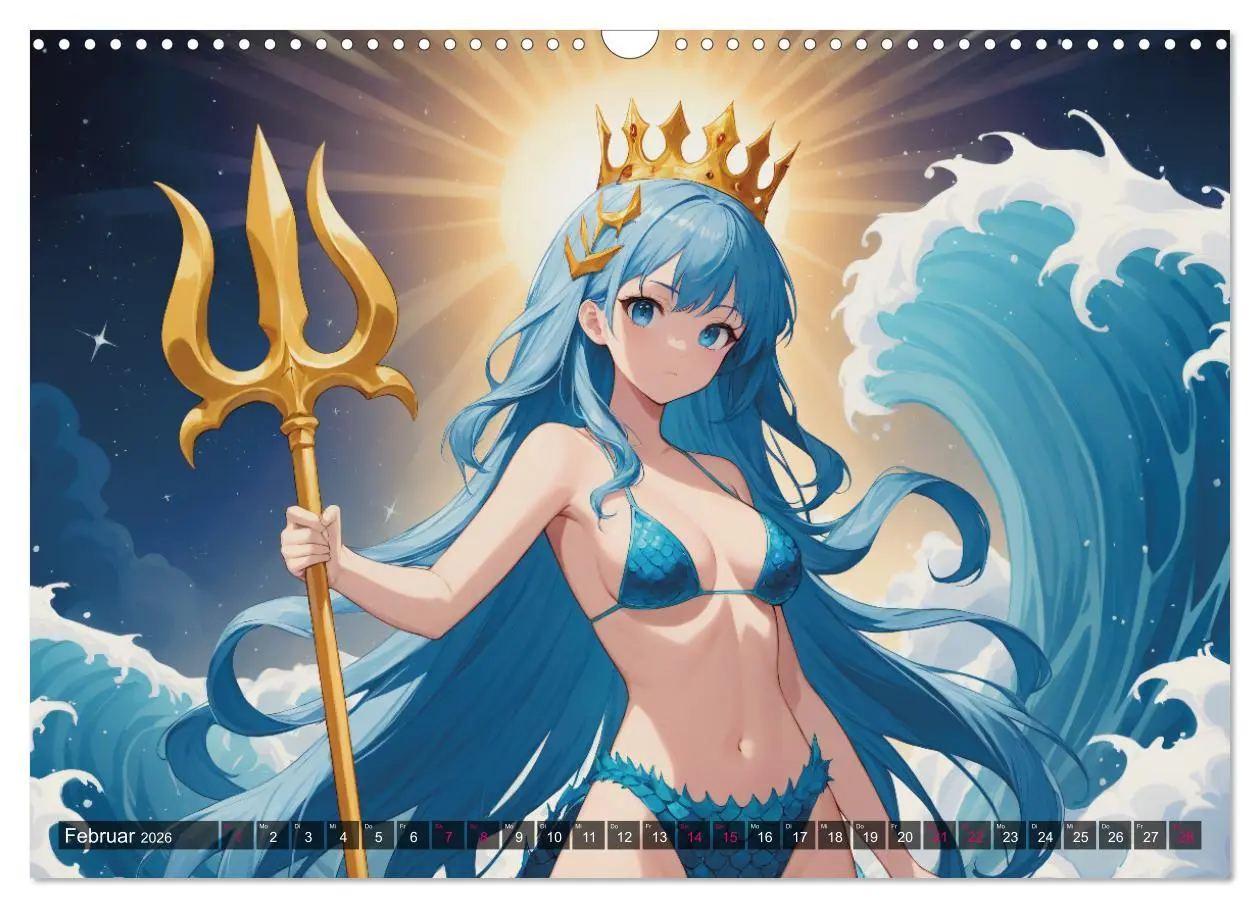 Bild: 9783457391013 | Manga Kalender Sternzeichen (Wandkalender 2026 DIN A3 quer),...