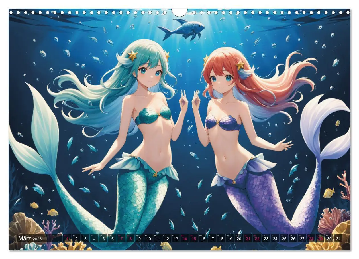 Bild: 9783457391013 | Manga Kalender Sternzeichen (Wandkalender 2026 DIN A3 quer),...