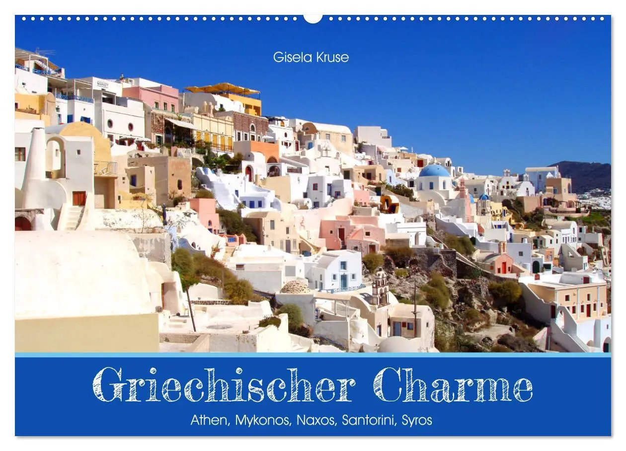 Cover: 9783457601013 | Griechischer Charme (Wandkalender 2026 DIN A2 quer), CALVENDO...