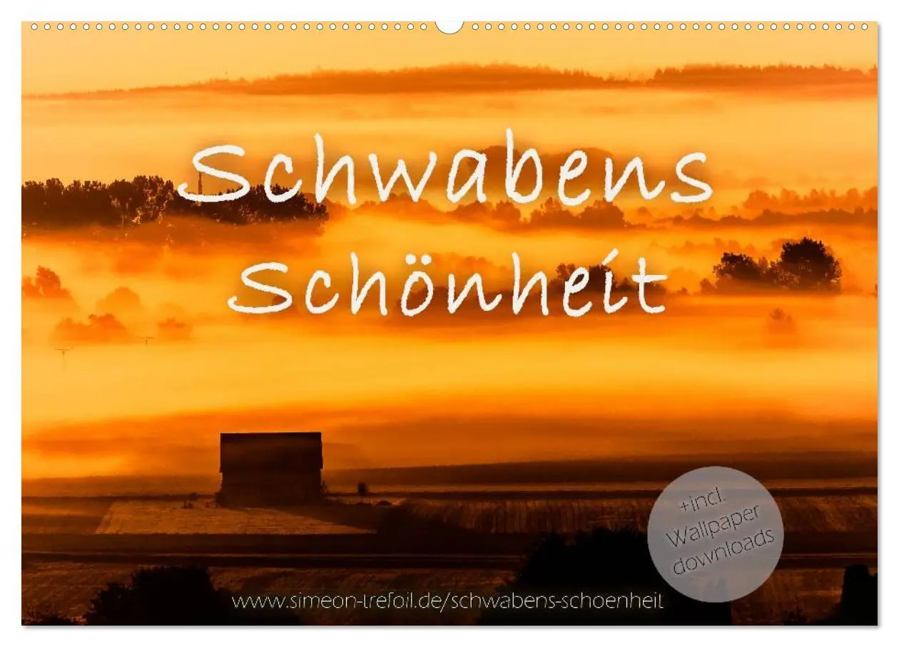 Cover: 9783516001013 | Schwabens Schönheit (Wandkalender 2026 DIN A2 quer), CALVENDO...