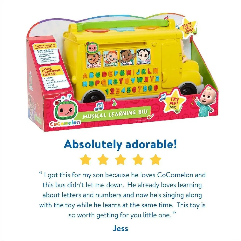 Bild: 886144961113 | Cocomelon Learning Bus | In Kartonage | JPL96111 | Deutsch | 2024