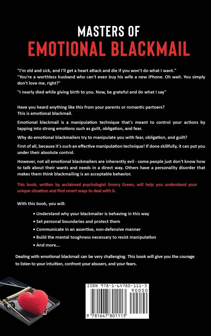 Rückseite: 9781647801113 | Masters of Emotional Blackmail | Emory Green | Buch | Englisch | 2020
