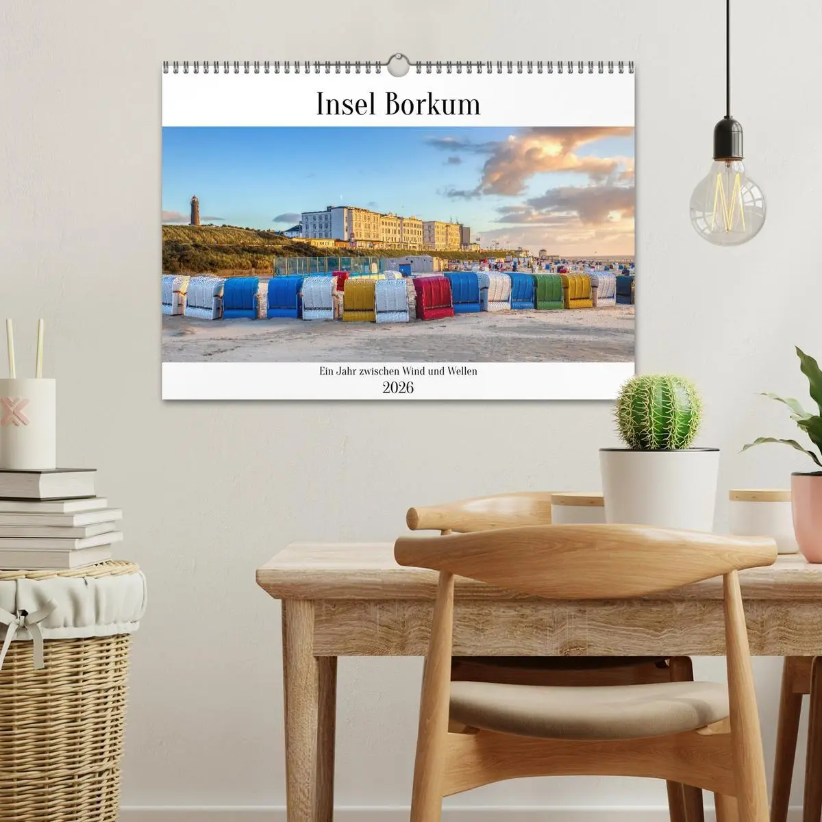 Bild: 9783516611113 | Insel Borkum - Ein Jahr zwischen Wind und Wellen (Wandkalender 2026...