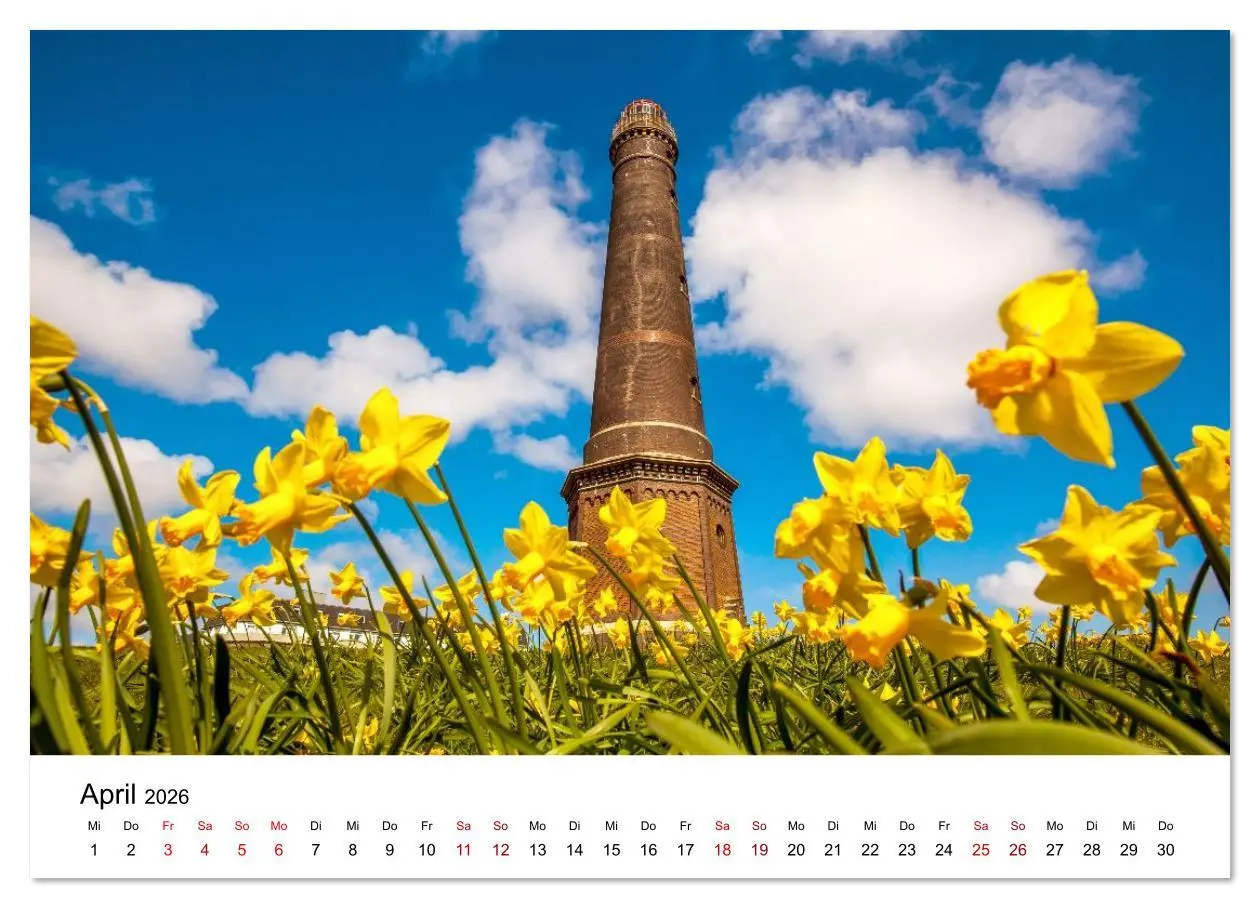 Bild: 9783516611113 | Insel Borkum - Ein Jahr zwischen Wind und Wellen (Wandkalender 2026...