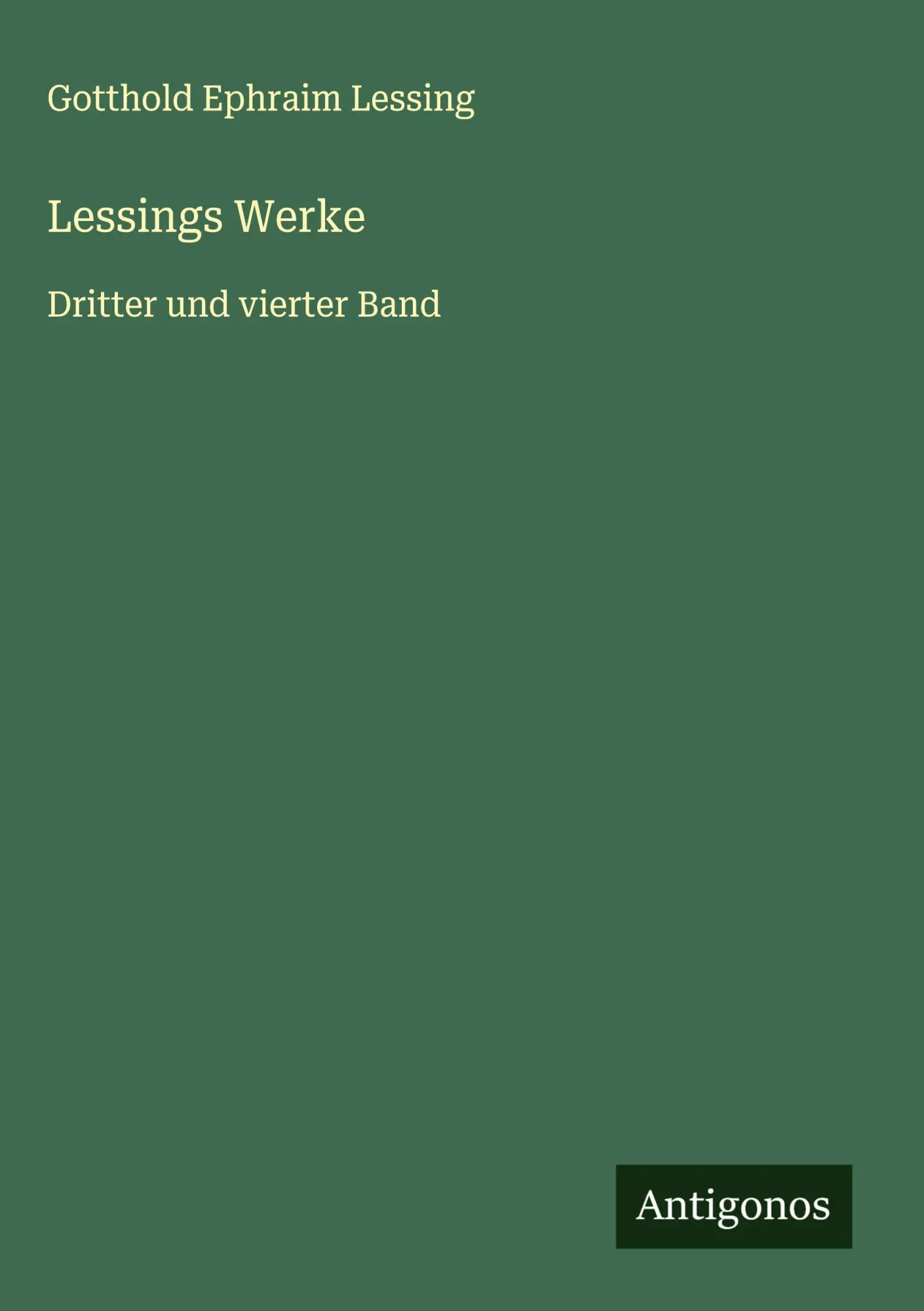 Lessings Werke