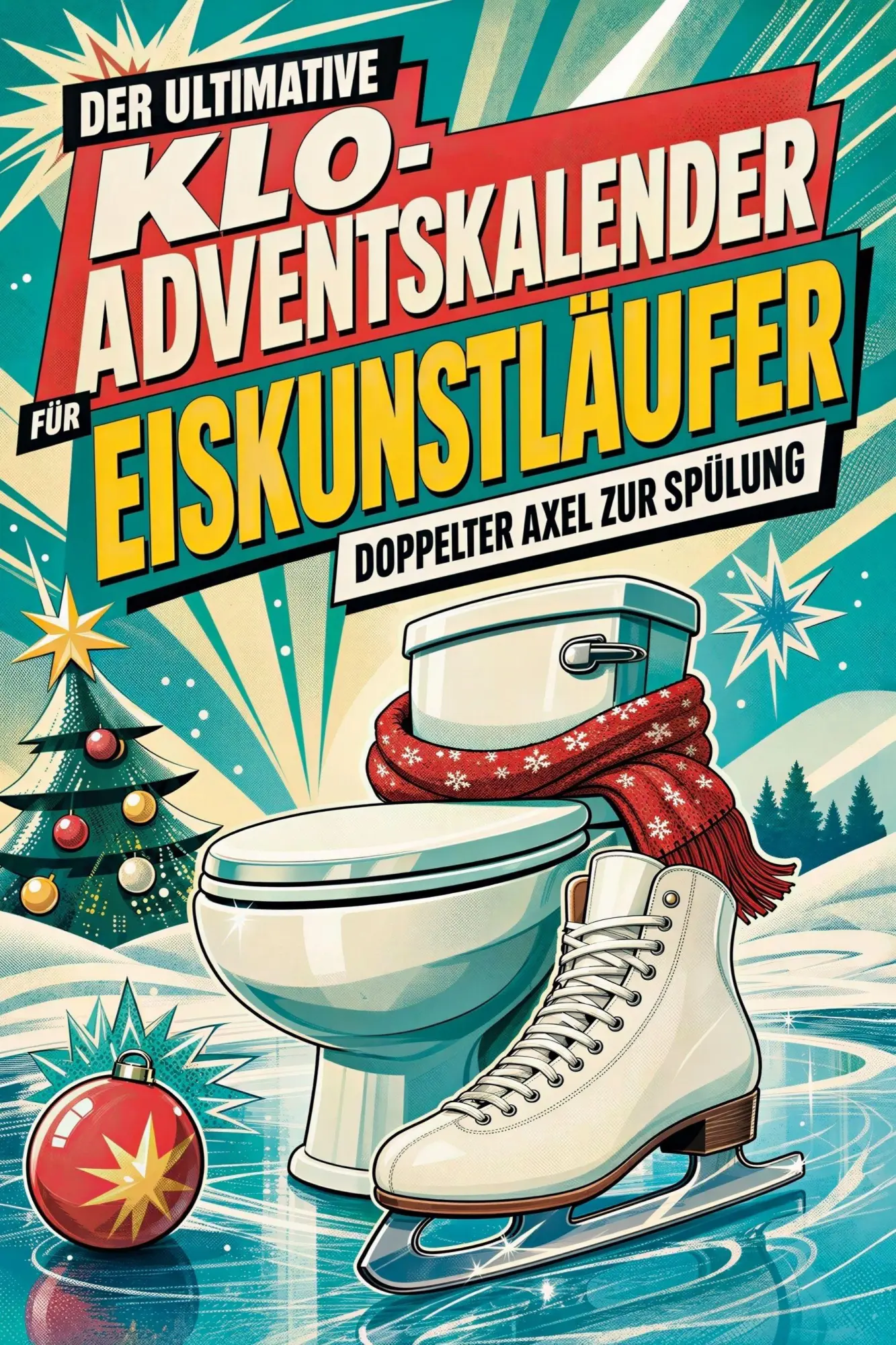 Cover: 9783696111113 | Der ultimative Klo-Adventskalender für Eiskunstläufer | Jonah Koch