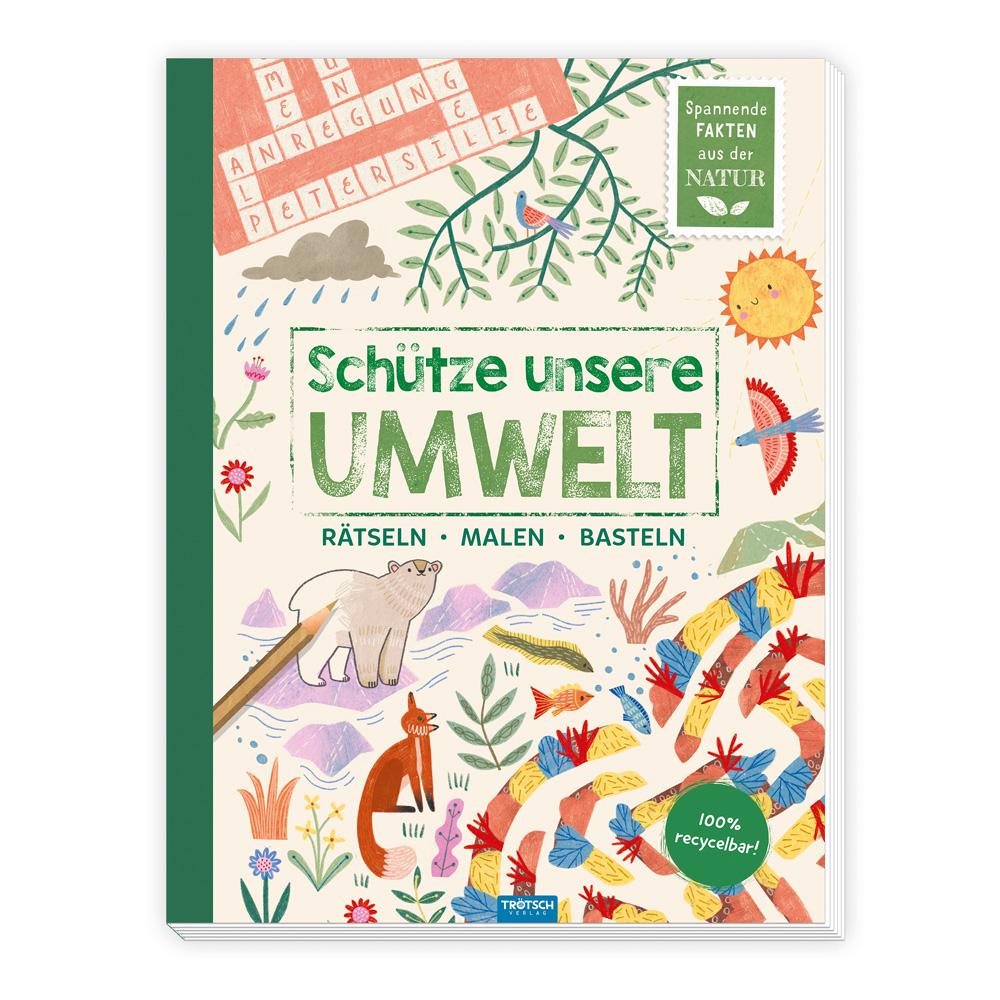 Cover: 9783988021113 | TRÖTSCH - Beschäftigungsbuch "Schütze unsere Umwelt-Tiere"...