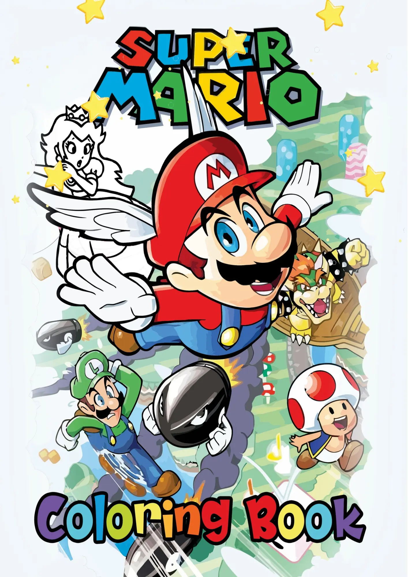 Cover: 9789403911113 | Super Mario Coloring Book | Benjamin Random | Taschenbuch | Englisch