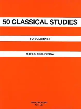 Cover: 9790230001113 | 50 Classical Studies | for Clarinet | Buch | 2004 | Fentone Music