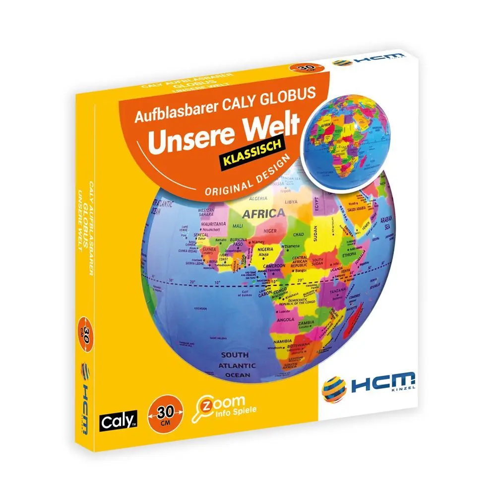 Cover: 4018928761213 | Caly Aufblasbarer Globus - Unsere Welt Klassisch | Globus | In Karton