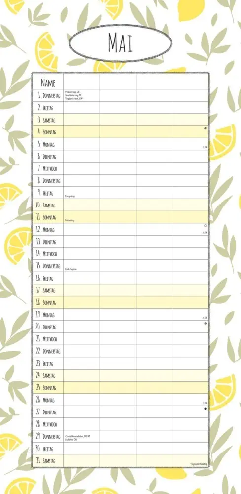 Bild: 4251732341213 | Alpha Edition - Familienplaner Deluxe 2025 Familienkalender,...
