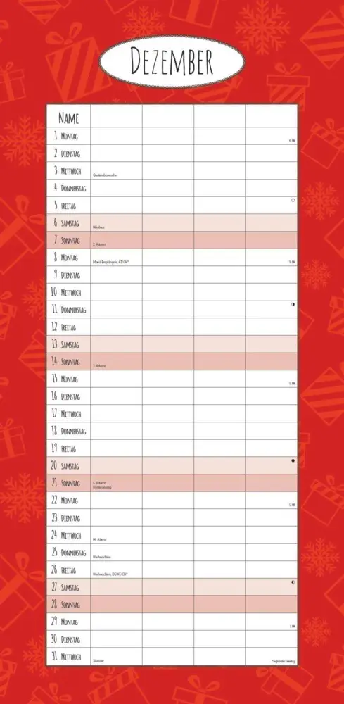 Bild: 4251732341213 | Alpha Edition - Familienplaner Deluxe 2025 Familienkalender,...
